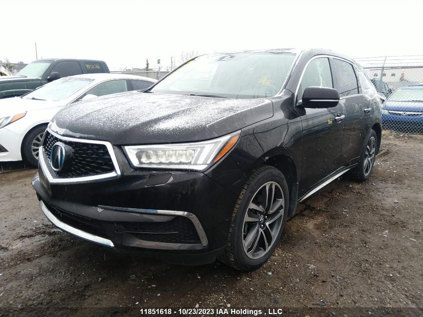 2017 Acura Mdx Nav Pkg VIN: 5FRYD4H40HB502797 Lot: 11851618