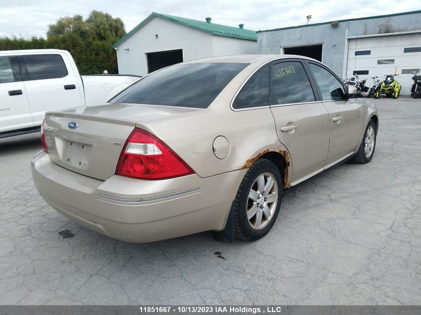 2006 Ford Five Hundred Sel VIN: 1FAFP24106G185578 Lot: 11851667