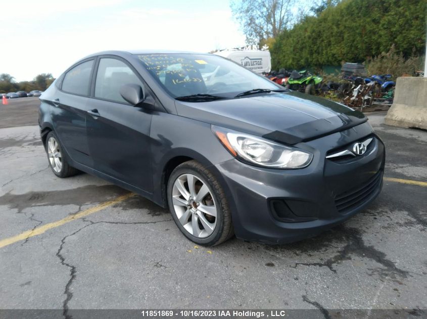 2013 Hyundai Accent Gl VIN: KMHCT4AE7DU418295 Lot: 11851869