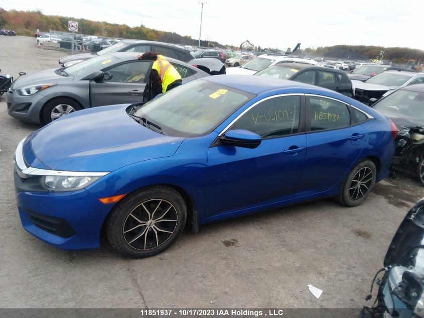 2017 Honda Civic Sedan Lx VIN: 2HGFC2F59HH031093 Lot: 11851937