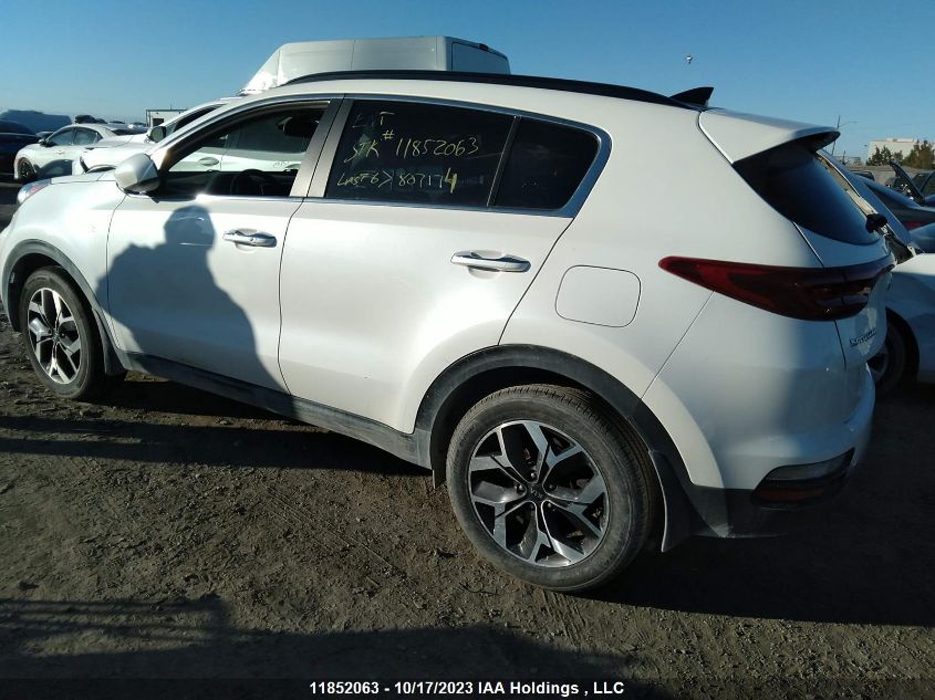 2020 Kia Sportage Ex VIN: KNDPNCAC4L7807174 Lot: 11852063