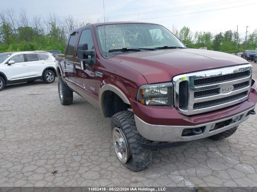 2005 Ford Super Duty F-250 Xl/Xlt/Lariat VIN: 1FTSW21P45ED02965 Lot: 11852419