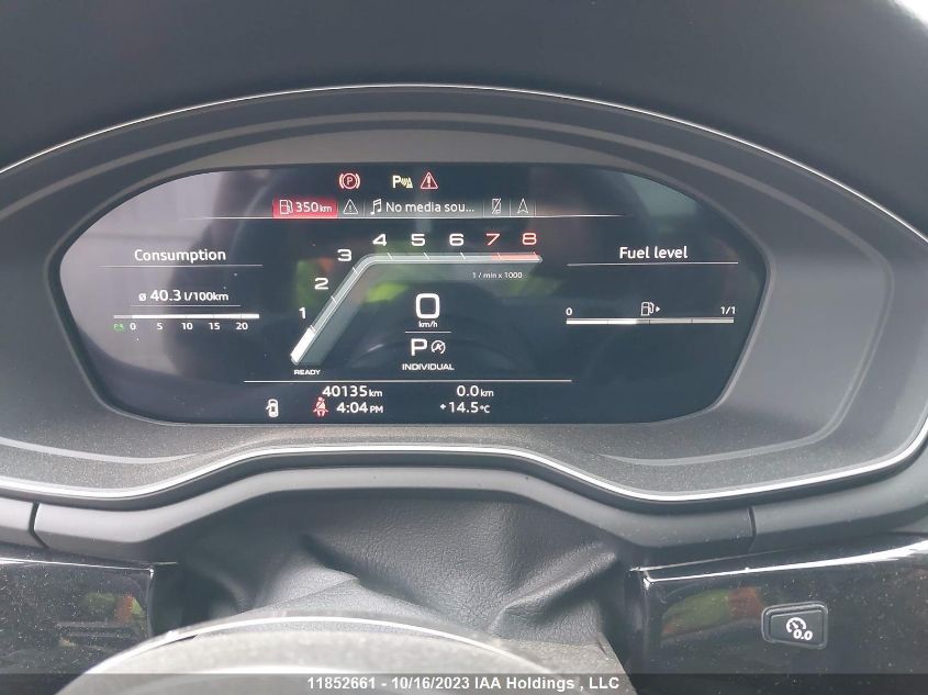 2022 Audi A5 Coupe Progressiv VIN: WAUSAAF52NA020117 Lot: 11852661