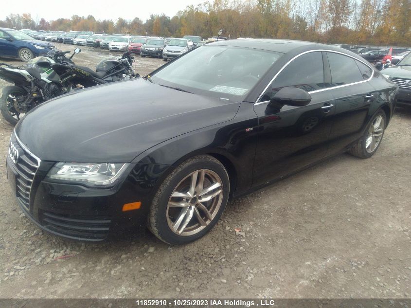 2014 Audi A7 3.0T Progressiv VIN: WAUWGCFC9EN118760 Lot: 11852910