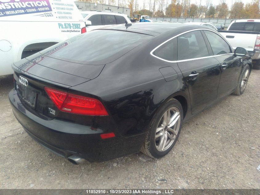 2014 Audi A7 3.0T Progressiv VIN: WAUWGCFC9EN118760 Lot: 11852910