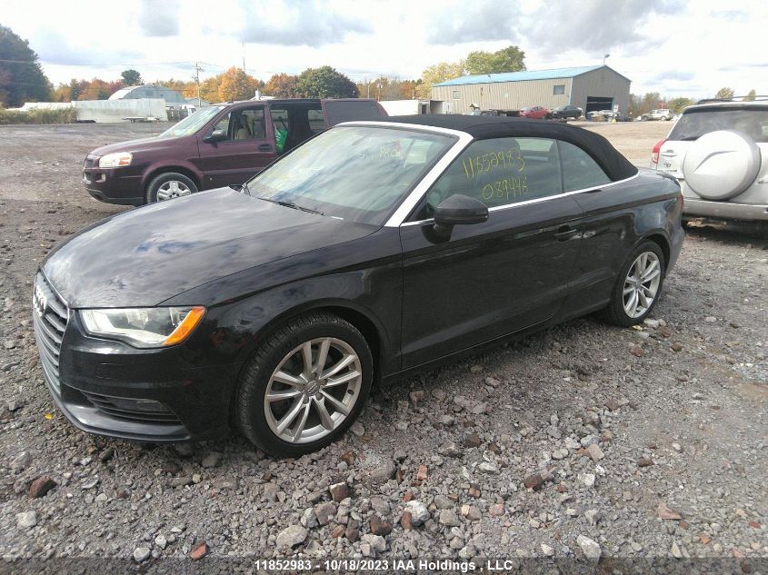 2016 Audi A3 2.0T Komfort VIN: WAU78LFF2G1089446 Lot: 11852983