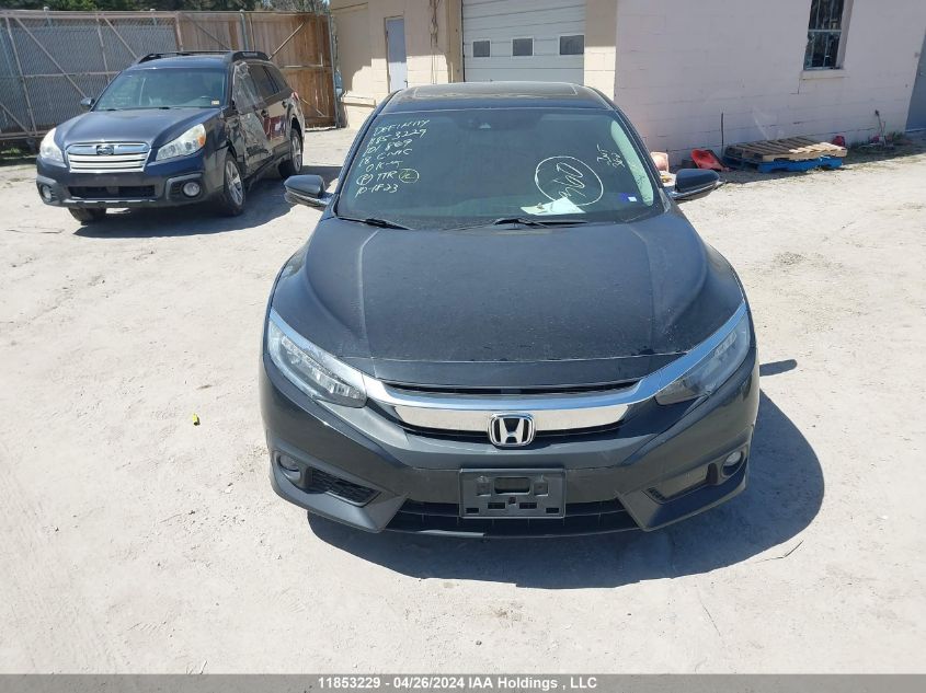 2018 Honda Civic Sedan Touring VIN: 2HGFC1F97JH101869 Lot: 11853229
