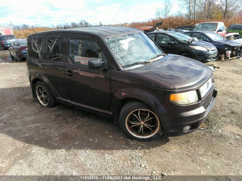 2007 Honda Element Sc VIN: 5J6YH18997L801081 Lot: 11853510