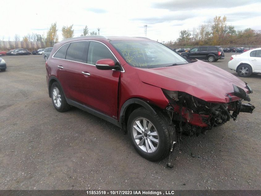 2019 Kia Sorento Lx VIN: 5XYPGDA56KG493126 Lot: 11853519