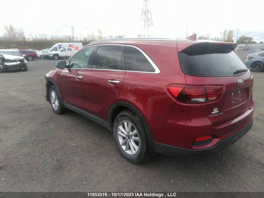 2019 Kia Sorento Lx VIN: 5XYPGDA56KG493126 Lot: 11853519