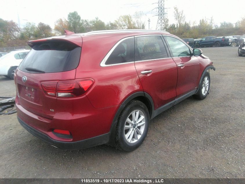 2019 Kia Sorento Lx VIN: 5XYPGDA56KG493126 Lot: 11853519