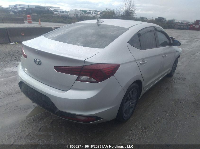 2019 Hyundai Elantra Preferred VIN: KMHD84LF1KU791535 Lot: 11853627