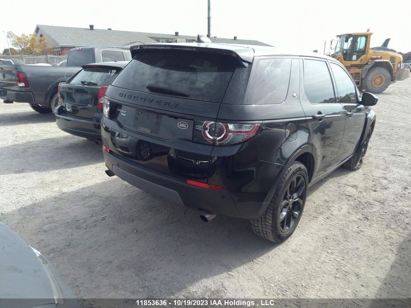 2018 Land Rover Discovery Sport Hse VIN: SALCR2RX8JH726263 Lot: 11853636