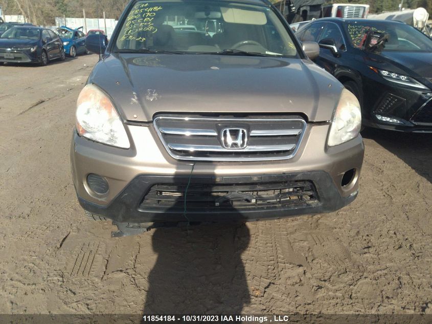 2005 Honda Cr-V Ex-L VIN: JHLRD78925C800170 Lot: 11854184