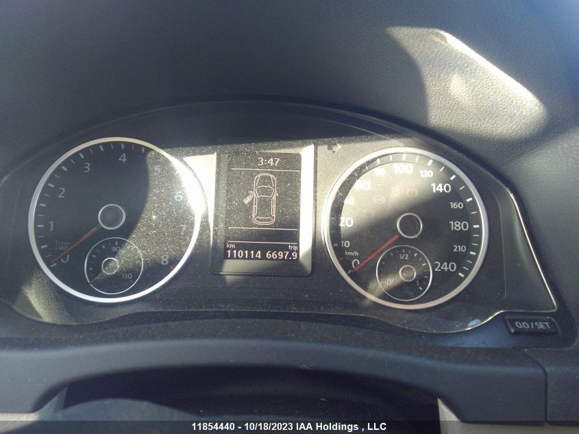 2014 Volkswagen Tiguan Trendline/Highline VIN: WVGJV3AX7EW584299 Lot: 11854440