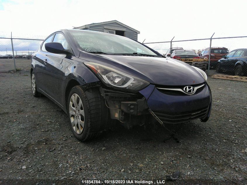 2014 Hyundai Elantra Gl VIN: 5NPDH4AE2EH511361 Lot: 11854784