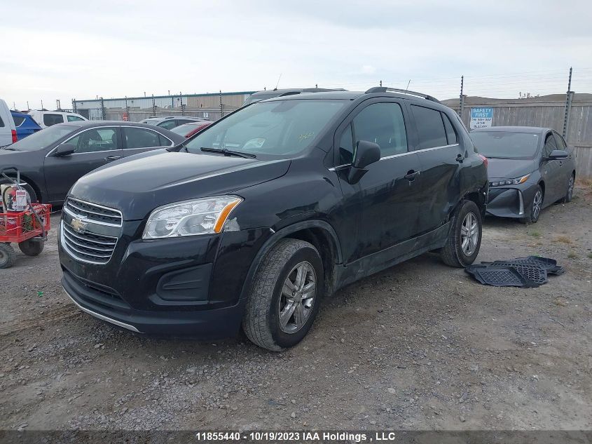 2016 Chevrolet Trax Lt VIN: 3GNCJPSB3GL226247 Lot: 11855440