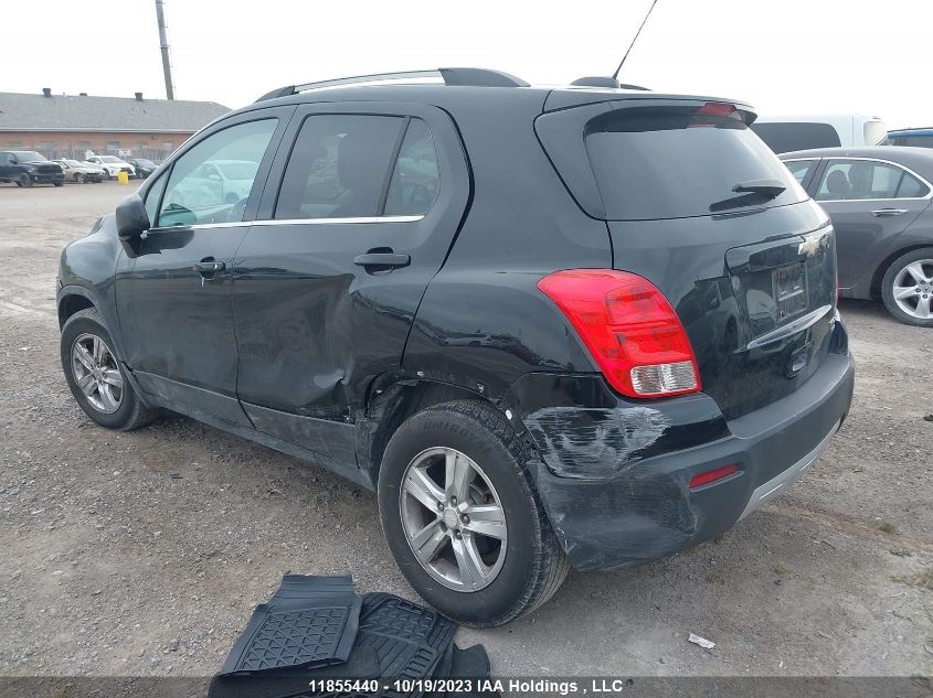 2016 Chevrolet Trax Lt VIN: 3GNCJPSB3GL226247 Lot: 11855440