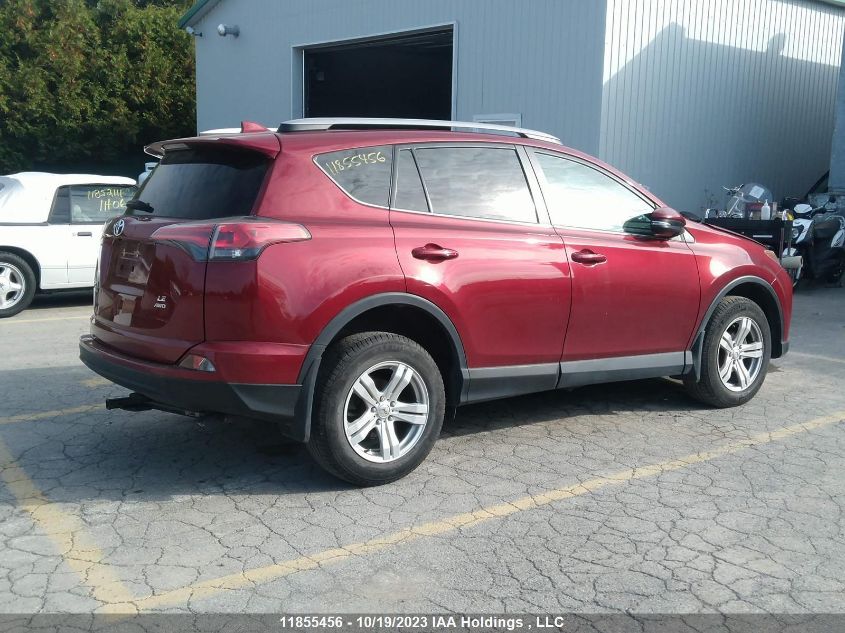 2018 Toyota Rav4 Le VIN: 2T3BFREV1JW845811 Lot: 11855456