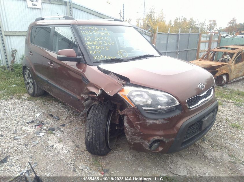 2012 Kia Soul 2U/4U/4U Retro VIN: KNDJT2A62C7365320 Lot: 11855465