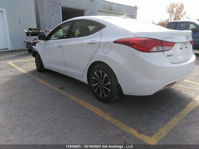 2013 Hyundai Elantra Gl VIN: 5NPDH4AEXDH345315 Lot: 11855625