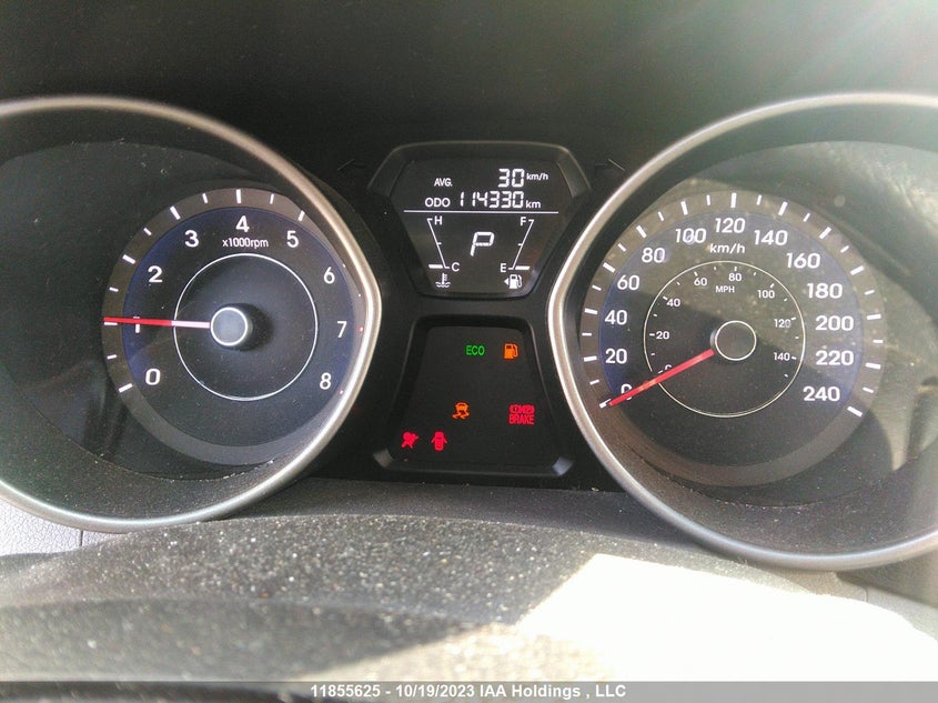 2013 Hyundai Elantra Gl VIN: 5NPDH4AEXDH345315 Lot: 11855625