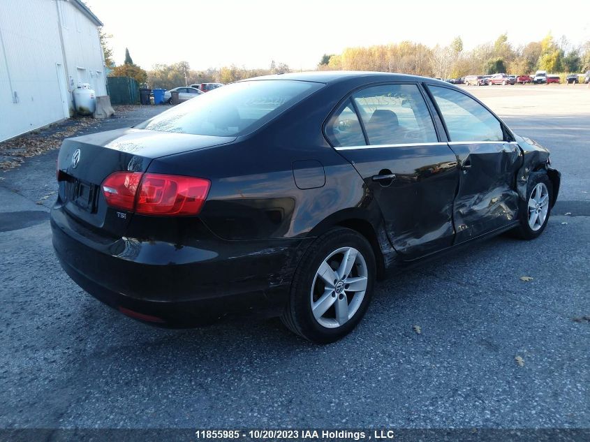 2014 Volkswagen Jetta Sedan Comfortline VIN: 3VWD07AJ6EM292045 Lot: 11855985