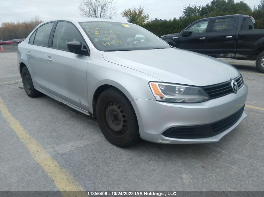 2011 Volkswagen Jetta Sedan Trendline/Trendline+ VIN: 3VW2K7AJ8BM347902 Lot: 11856406