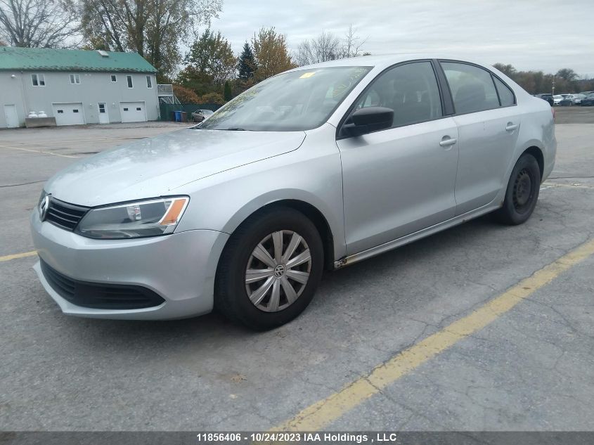 2011 Volkswagen Jetta Sedan Trendline/Trendline+ VIN: 3VW2K7AJ8BM347902 Lot: 11856406