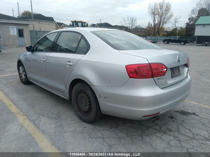 2011 Volkswagen Jetta Sedan Trendline/Trendline+ VIN: 3VW2K7AJ8BM347902 Lot: 11856406