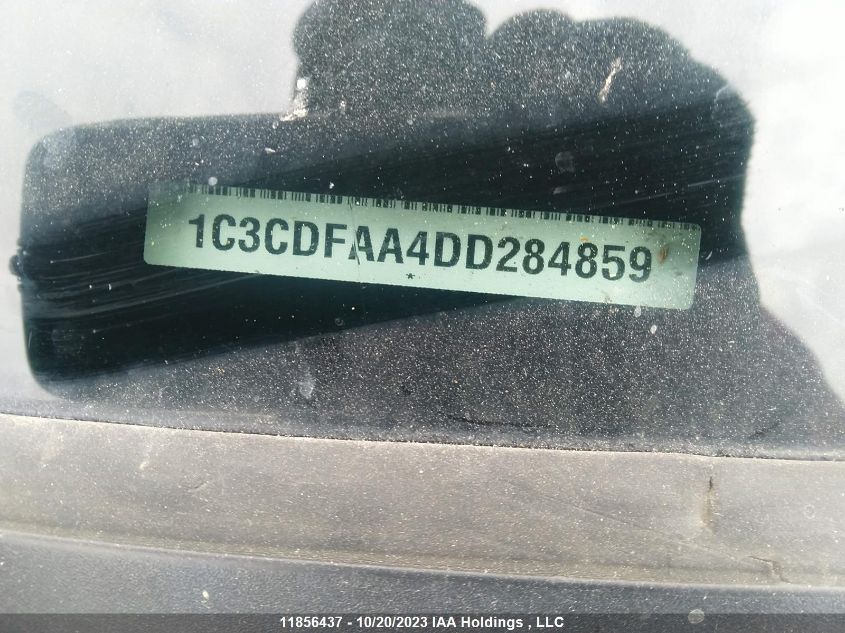 2013 Dodge Dart Se VIN: 1C3CDFAA4DD284859 Lot: 11856437