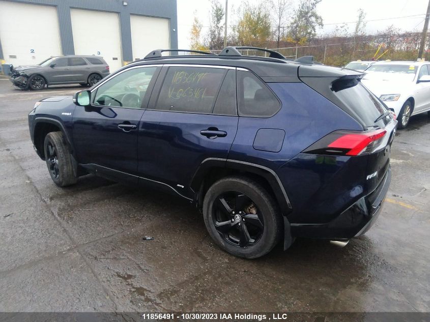 2020 Toyota Rav4 Hybrid Xle VIN: 2T3RWRFV0LW065461 Lot: 11856491