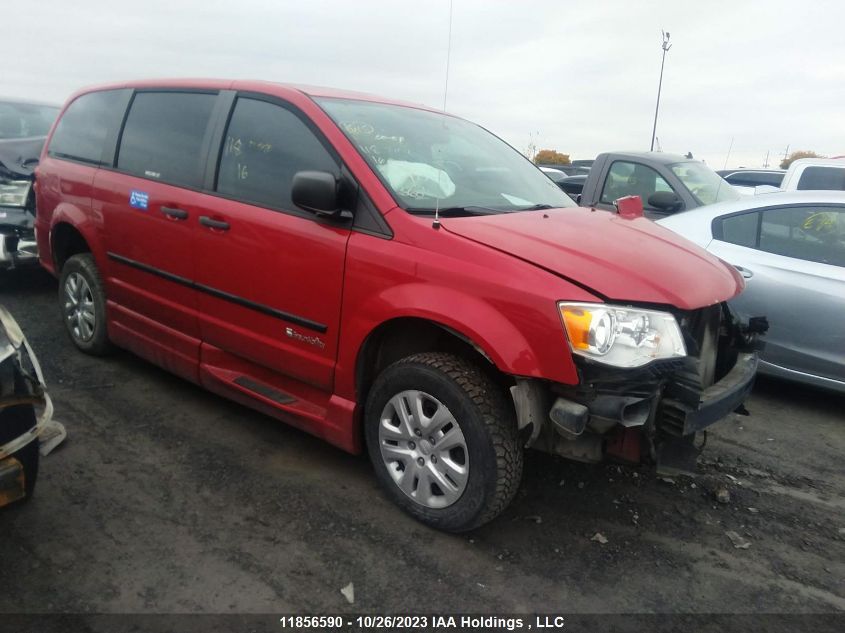 2016 Dodge Grand Caravan Canada Value Package VIN: 2C4RDGBG7GR225949 Lot: 11856590