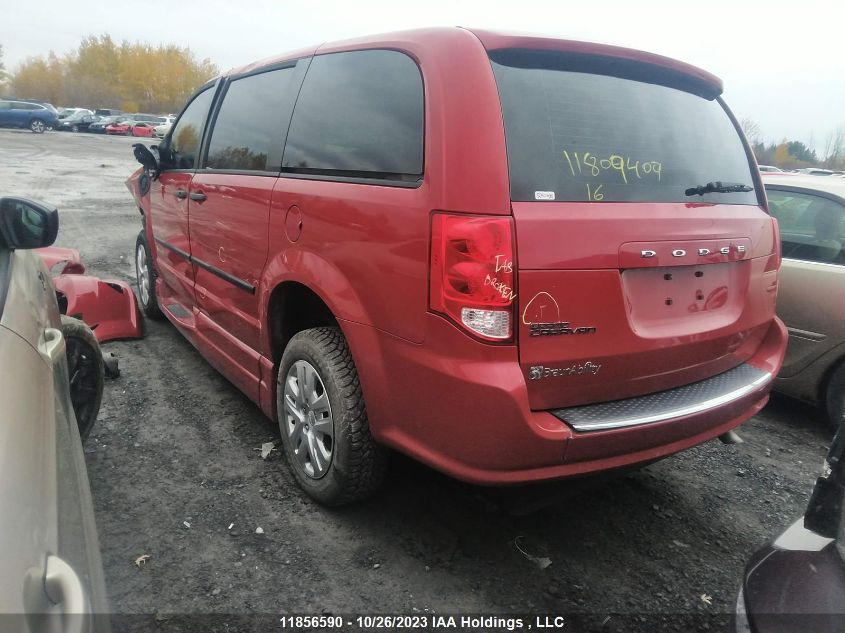 2016 Dodge Grand Caravan Canada Value Package VIN: 2C4RDGBG7GR225949 Lot: 11856590