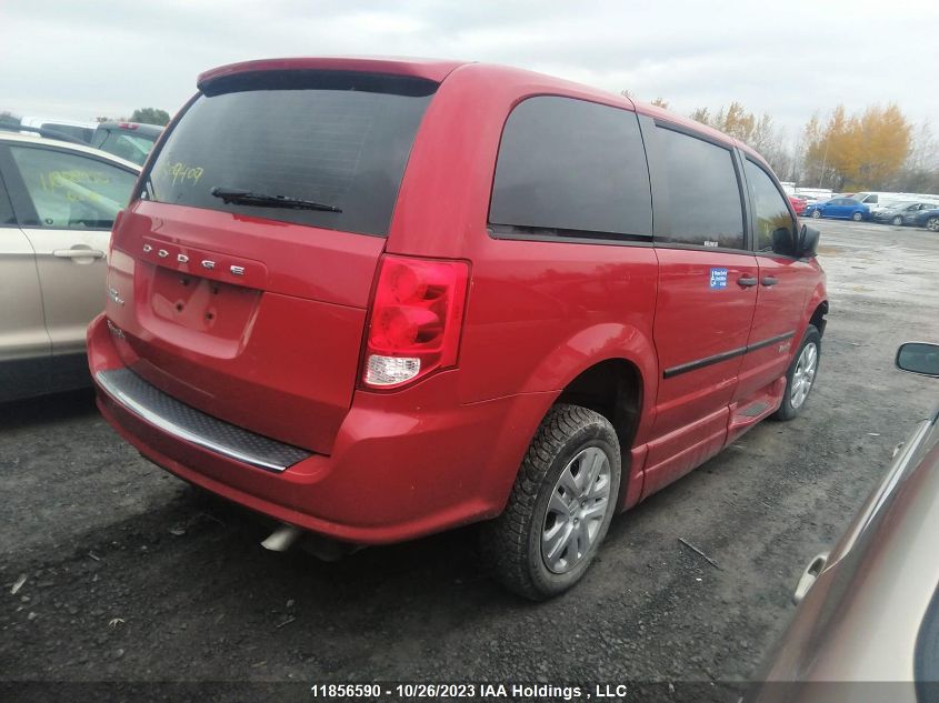 2016 Dodge Grand Caravan Canada Value Package VIN: 2C4RDGBG7GR225949 Lot: 11856590