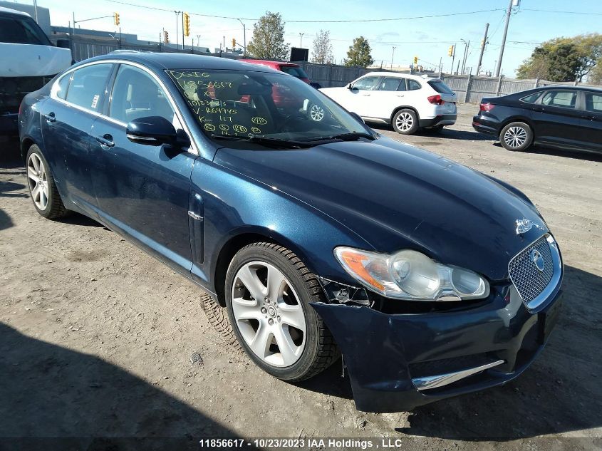 2010 Jaguar Xf Luxury VIN: SAJWA0FA5AHR64945 Lot: 11856617