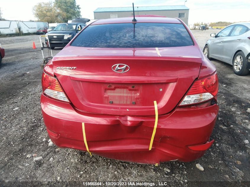 2014 Hyundai Accent Gl VIN: KMHCT4AE2EU771982 Lot: 11856844