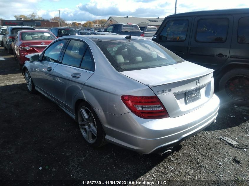 2014 Mercedes-Benz C-Class C 350 VIN: WDDGF8JB4EA957850 Lot: 11857730