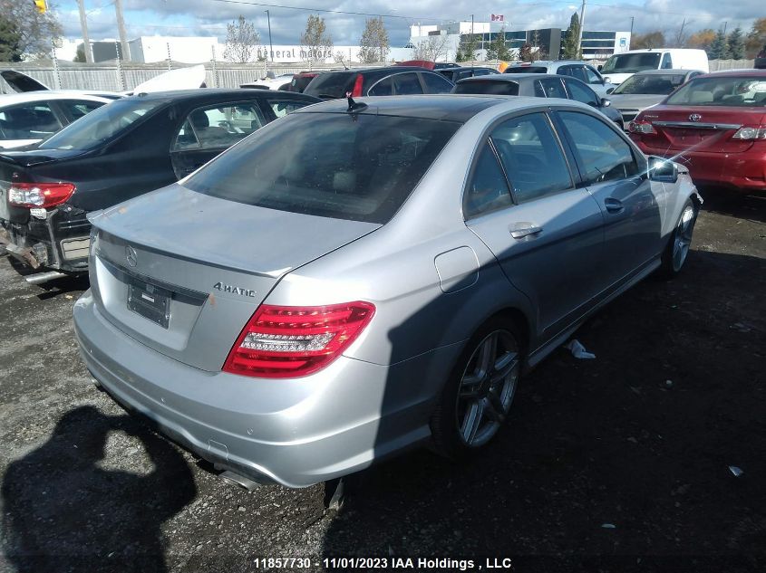 2014 Mercedes-Benz C-Class C 350 VIN: WDDGF8JB4EA957850 Lot: 11857730