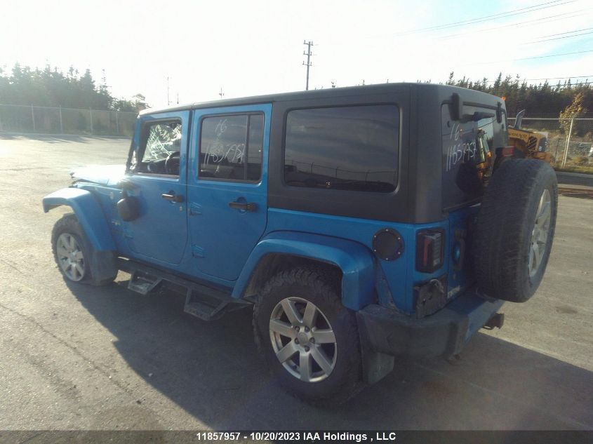 2016 Jeep Wrangler Unlimited Sahara VIN: 1C4BJWEGXGL121545 Lot: 11857957