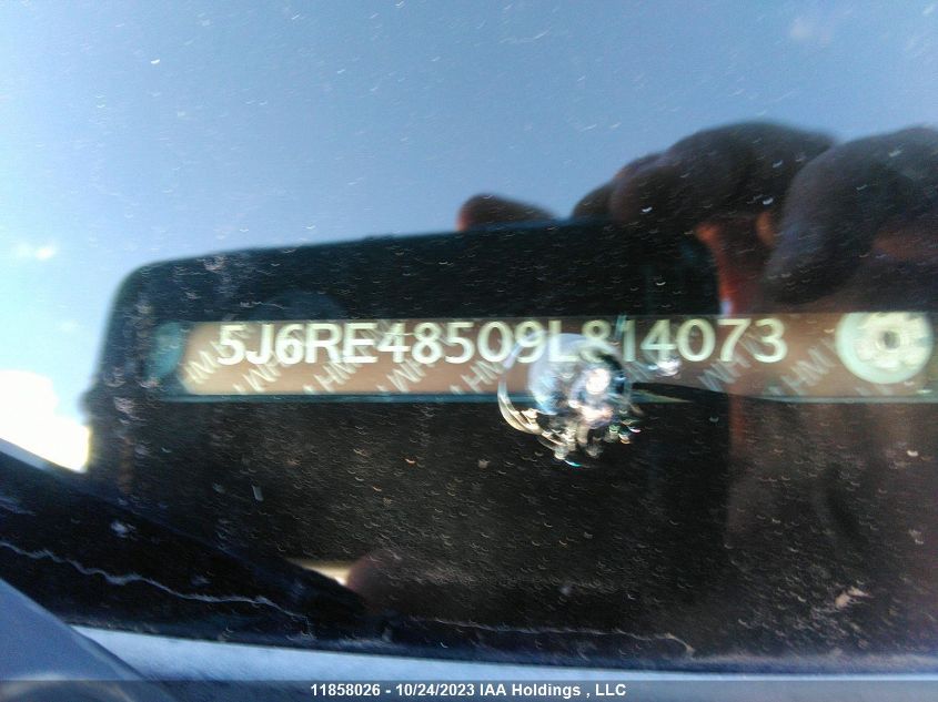 2009 Honda Cr-V Ex VIN: 5J6RE48509L814073 Lot: 11858026