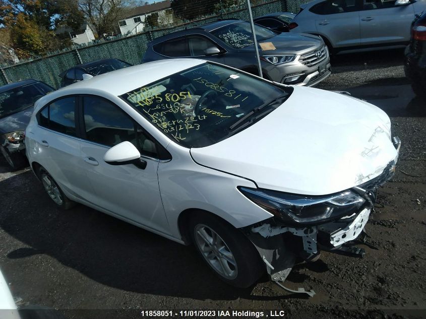 2018 Chevrolet Cruze Lt VIN: 3G1BE6SM3JS654622 Lot: 11858051