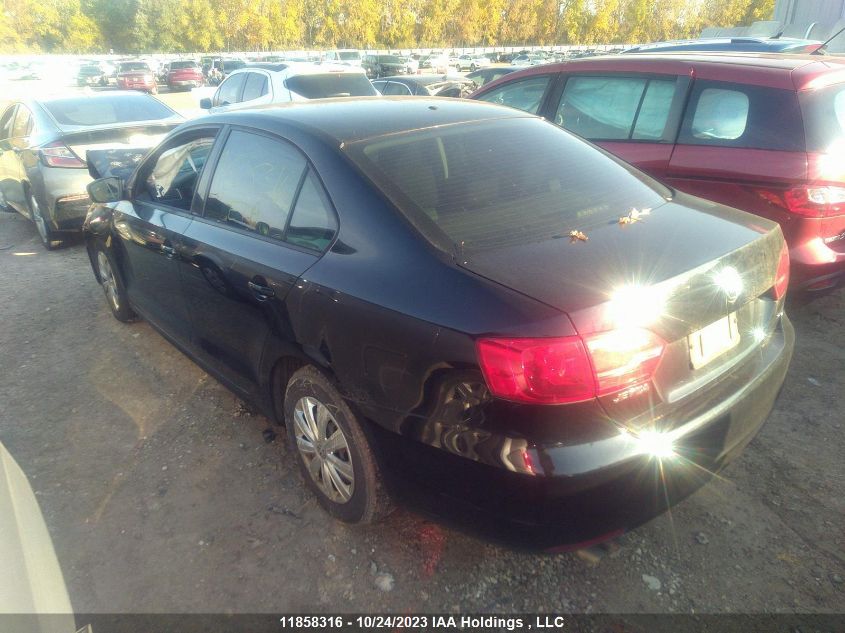 2013 Volkswagen Jetta Sedan Trendline/Trendline+ VIN: 3VW2K7AJ0DM437712 Lot: 11858316