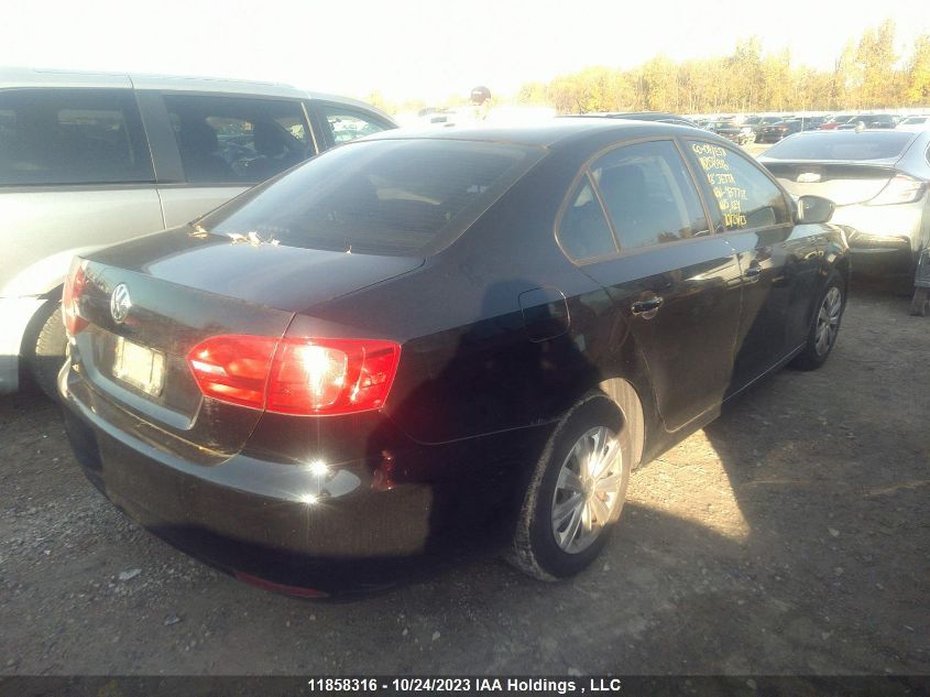 2013 Volkswagen Jetta Sedan Trendline/Trendline+ VIN: 3VW2K7AJ0DM437712 Lot: 11858316