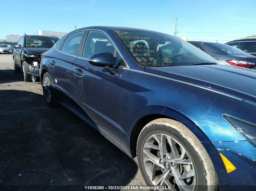 2021 Hyundai Sonata Preferred VIN: 5NPEG4JA2MH115336 Lot: 11858380