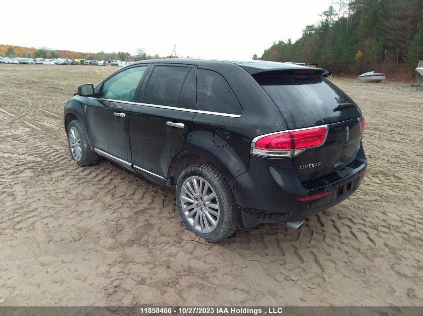 2011 Lincoln Mkx VIN: 2LMDJ8JK5BBJ01436 Lot: 11858466