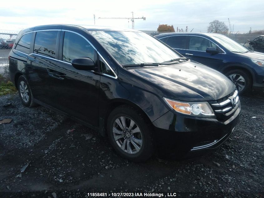 2014 Honda Odyssey Se VIN: 5FNRL5H35EB503445 Lot: 11858481