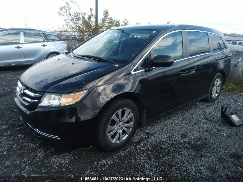 2014 Honda Odyssey Se VIN: 5FNRL5H35EB503445 Lot: 11858481