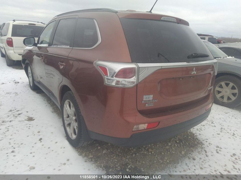 2014 Mitsubishi Outlander Gt VIN: JA4JZ4AX6EZ601262 Lot: 11858501