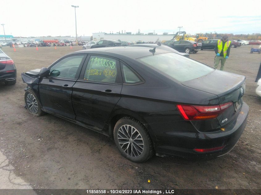 2019 Volkswagen Jetta Highline VIN: 3VWE57BU7KM180610 Lot: 11858558